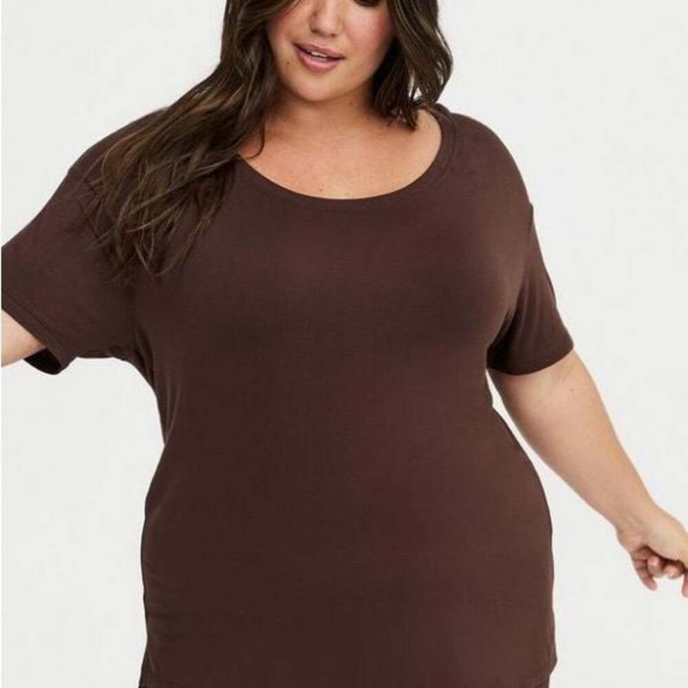 TRU torrid Tencel Jersey Active Tunic Tee